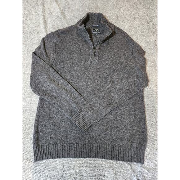 American Eagle Other - American Eagle Seriuosly Soft 1/4 Zip Mens XL Gray Sweater
